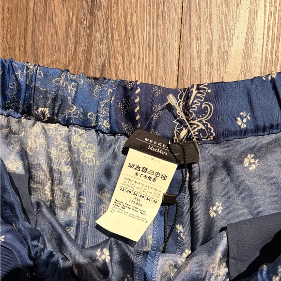 MaxMara Dark Blue Paisley Shirt Jacket - Picture 6 of 7